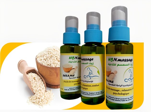 زيت السمسم للتدليك